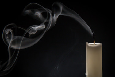 Фотография под названием "Extinguished candle" - Aleksei Serov, Подлинное произведение искусства, Цифровая фотография