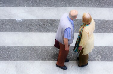 Fotografia zatytułowany „Pedestrian crossing” autorstwa Alen Gurovic, Oryginalna praca, Fotografia cyfrowa