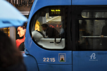 Photography titled "Tram driver" by Alen Gurovic, Original Artwork, Digital Photography