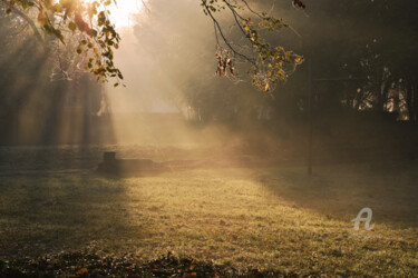 Photography titled "Autumn morning on 3…" by Alen Gurovic, Original Artwork, Digital Photography
