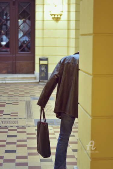 Photography titled "A man with a bag of…" by Alen Gurovic, Original Artwork, Digital Photography