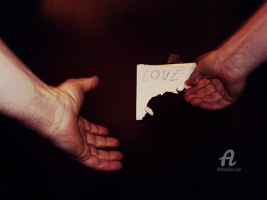 Photography titled "Love on paper" by Alen Gurovic, Original Artwork, Digital Photography