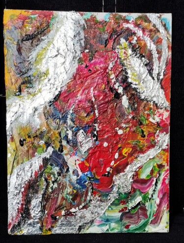 Картина под названием "Чувства внутри" - Алёна Дэрр, Подлинное произведение искусства, Акрил