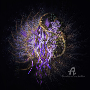Fotografie mit dem Titel "Lilac" von Alena Khokhlova, Original-Kunstwerk, Digitale Fotografie