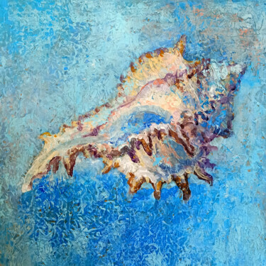 Картина под названием "Sea inside" - Alena Masterkova, Подлинное произведение искусства, Акрил Установлен на Деревянная рама…