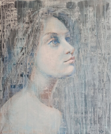 Ζωγραφική με τίτλο "Sonya" από Alena Masterkova, Αυθεντικά έργα τέχνης, Ακρυλικό Τοποθετήθηκε στο Ξύλινο φορείο σκελετό