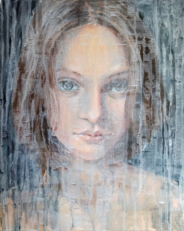 Картина под названием "Tomorrow morning" - Alena Masterkova, Подлинное произведение искусства, Акрил Установлен на Деревянна…