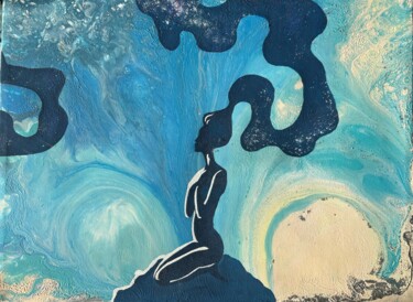 Ζωγραφική με τίτλο "Душа" από Алена Никулкина, Αυθεντικά έργα τέχνης, Ακρυλικό
