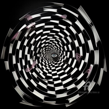 Digitale Kunst getiteld "Wine illusions" door Alena Ps, Origineel Kunstwerk, Digitale collage