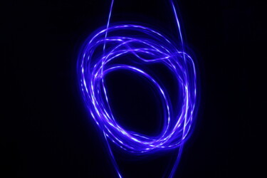 Photographie intitulée "hole" par Alena Volkava, Œuvre d'art originale, Light Painting