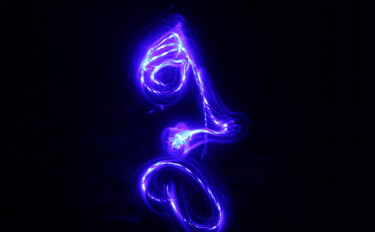 Photography titled "somebody" by Alena Volkava, Original Artwork, Light Painting