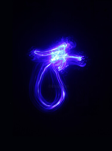 Photography titled "a drop" by Alena Volkava, Original Artwork, Light Painting