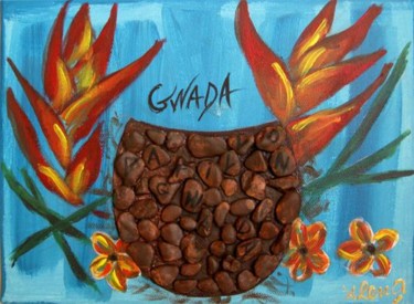 Peinture intitulée "Gwada" par Alena, Œuvre d'art originale