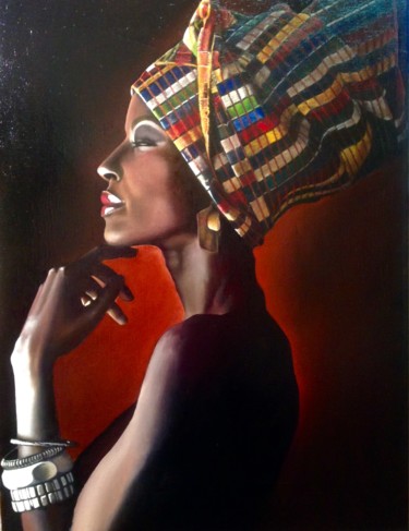 Картина под названием "Грация" - Алла Морозова, Подлинное произведение искусства, Масло