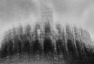 摄影 标题为“Arènes d'Arles, 202…” 由Aleph Uteza Lysimaque, 原创艺术品, 数码摄影 安装在铝上
