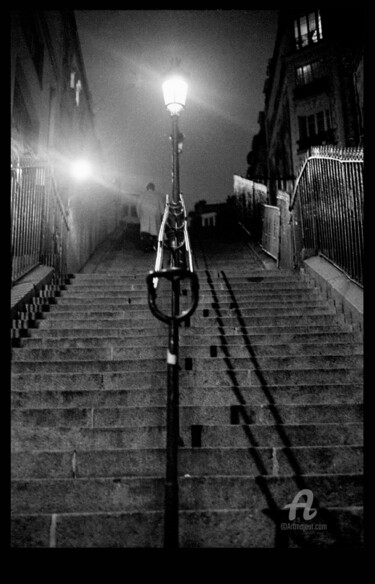Photography titled "Nuit à Montmatre" by Alepph.K, Original Artwork