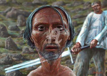 Digital Arts titled "Execution" by Ales Dolbnya, Original Artwork, Digital Painting