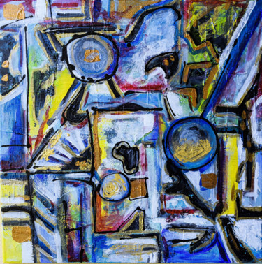 Painting titled "Transport" by Alessandra Babini, Original Artwork, Acrylic