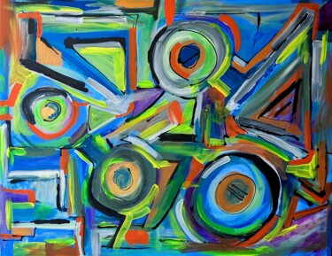 Schilderij getiteld "No stress" door Alessandra Babini, Origineel Kunstwerk, Acryl