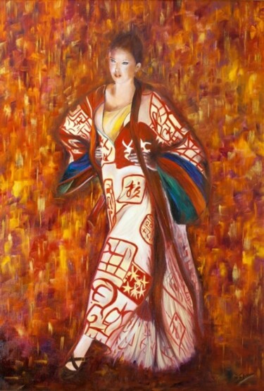 Painting titled "Impressione d'Orien…" by Alessandra Tabarrani, Original Artwork