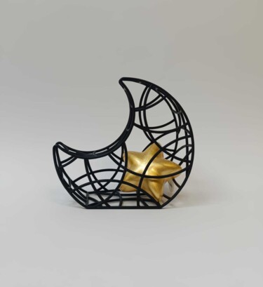 Скульптура под названием "Linea Segreti - Lun…" - Alessandra Tiberi, Подлинное произведение искусства, Смола