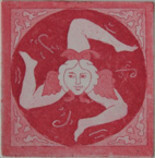 Gravures & estampes intitulée "Trinacria" par Alessandra Dalla Rosa, Œuvre d'art originale, Gravure