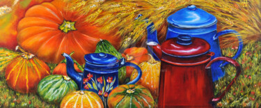ARMONIA DI COLORI Pittura intitolato "ARMONIA DI COLORI" da Alessandra Tabarrani, Opera d'arte originale, Olio