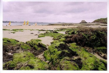 Photographie intitulée "Saint Malo plage" par Jean-Louis Alessandri, Œuvre d'art originale