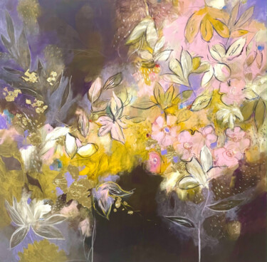 Painting titled "I fiori di magnolia…" by Alessandro Andreuccetti, Original Artwork, Acrylic