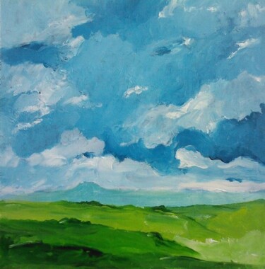 Картина под названием "Under tuscany sky -…" - Alessandro Andreuccetti, Подлинное произведение искусства, Масло