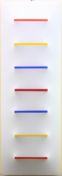 "Colored rows 4pop" başlıklı Heykel Alessandro Butera tarafından, Orijinal sanat, Akrilik Diğer sert panel üzerine monte edi…