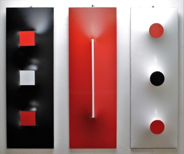 Sculpture titled "Italian style 2t1er" by Alessandro Butera, Original Artwork, Acrylic Mounted on Other rigid panel