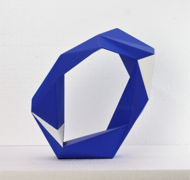 Escultura intitulada "Italian style blue" por Alessandro Butera, Obras de arte originais, Acrílico