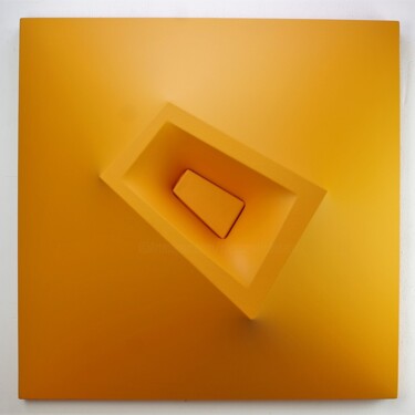 Escultura intitulada "Italian style yellow" por Alessandro Butera, Obras de arte originais, Acrílico