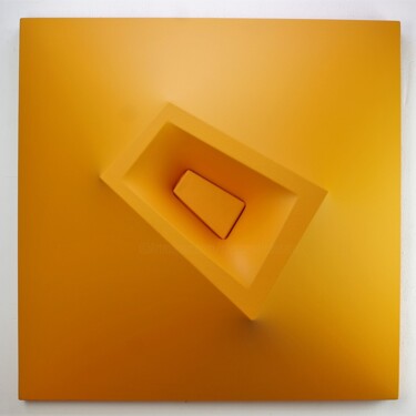 Sculptuur getiteld "Italian style yellow" door Alessandro Butera, Origineel Kunstwerk, Acryl