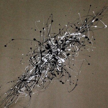 Картина под названием "instinct black and…" - Alessandro Butera, Подлинное произведение искусства, Акрил