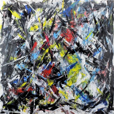 Картина под названием "Abstract 3" - Alessandro Butera, Подлинное произведение искусства, Акрил