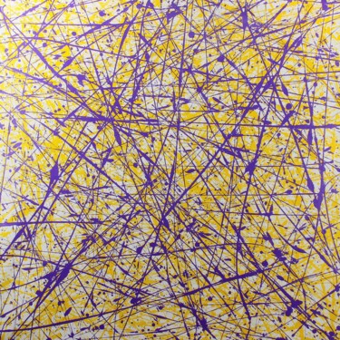 Pintura intitulada "purple" por Alessandro Butera, Obras de arte originais, Acrílico