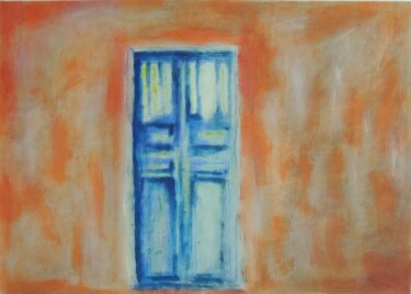 Pittura intitolato "Inside door" da Alessandro Cocchini, Opera d'arte originale, pigmenti