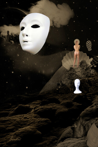 Arte digitale intitolato "Spazio siderale #3" da Alessandro Fronterrè, Opera d'arte originale, Collage digitale