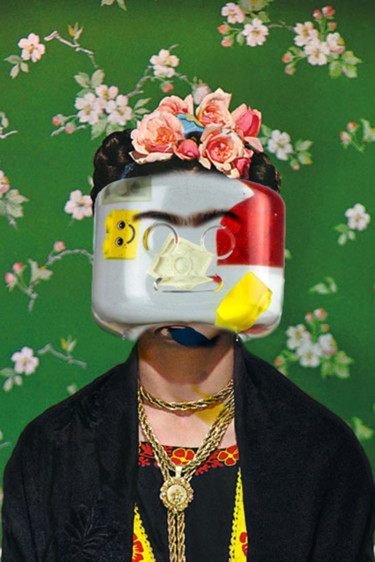 「Alter Ego Frida」というタイトルの製版 Alessandro Pianoによって, オリジナルのアートワーク, デジタルプリント