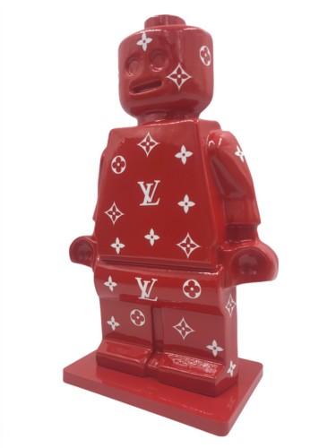 雕塑 标题为“Alter Ego Oscar Red” 由Alessandro Piano, 原创艺术品, 树脂