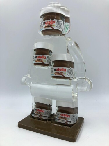Sculpture titled "Alter Ego Nutella" by Alessandro Piano, Original Artwork, Resin