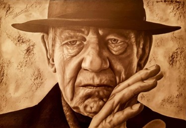 Magneto Disegno intitolato "Magneto" da Alessandro Rizzo, Opera d'arte originale, Carbone