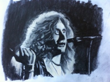 Drawing titled "Robert Plant." by Alessandro Cedroni, Original Artwork