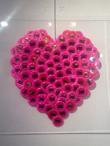 Love is a gamble 65x65x1 cm © da Alessandro Coralli