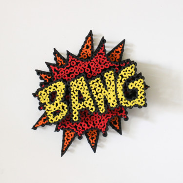 Sculpture intitulée "Mini Bang" par Alessandro Padovan, Œuvre d'art originale, Acrylique