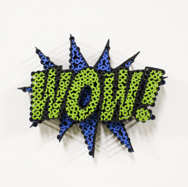 Скульптура под названием "Mini Wow!" - Alessandro Padovan, Подлинное произведение искусства, Металлы