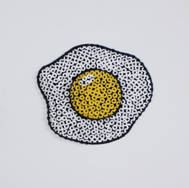 Sculpture intitulée "Mini Egg" par Alessandro Padovan, Œuvre d'art originale, Métaux