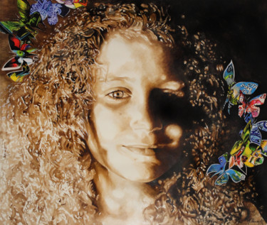 Pittura intitolato "alice.jpg" da Alessia Clementi, Opera d'arte originale, Acquarello